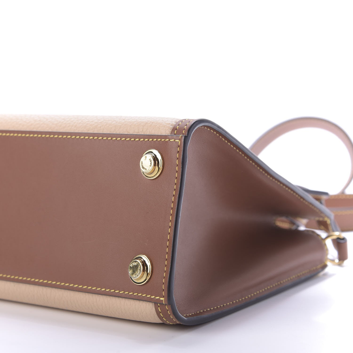 Louis Vuitton Taurillon City Steamer Mini Blue Beige 7 of 9
