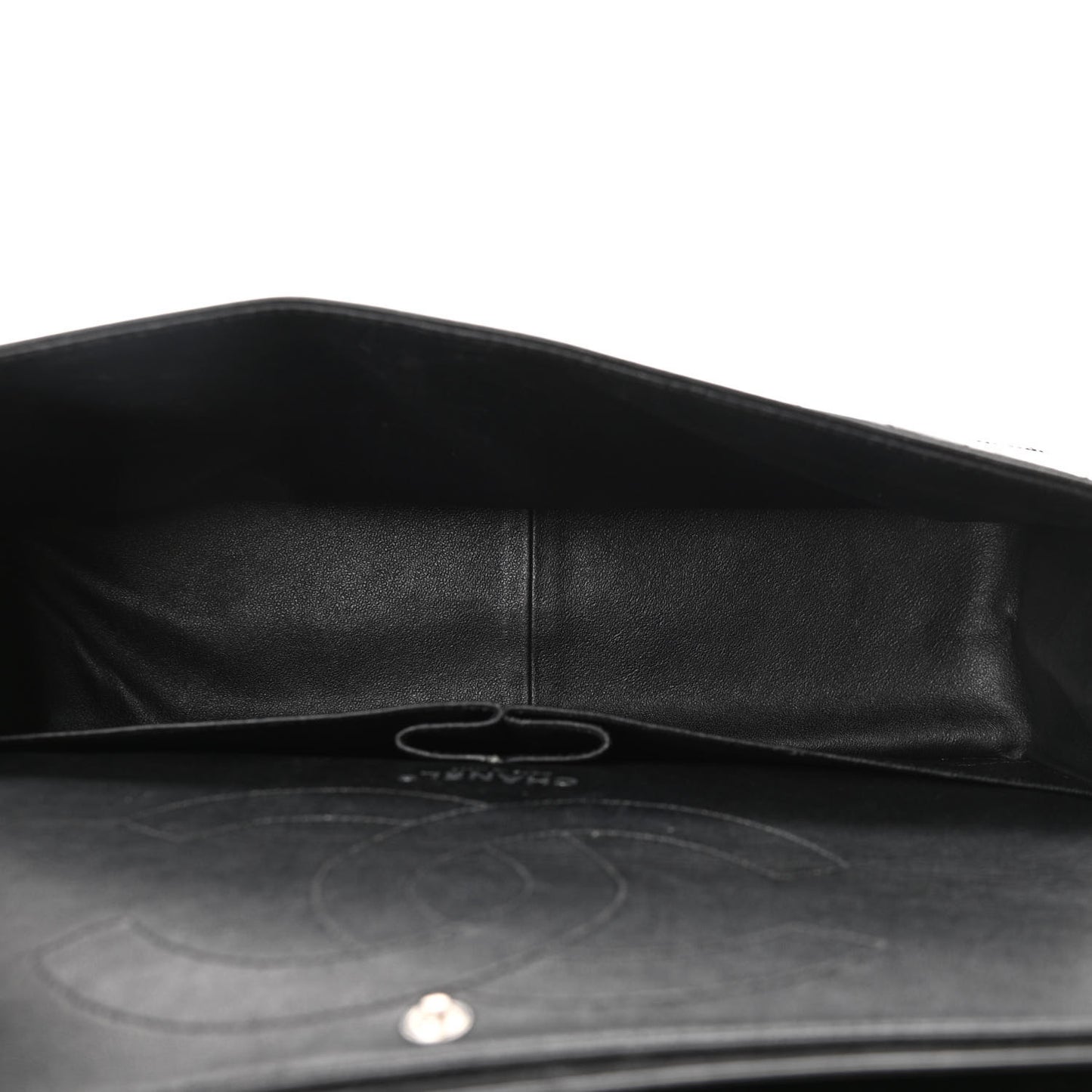 Glazed Aged Calfskin Quilted 2.55 Reissue 227 Flap Black
