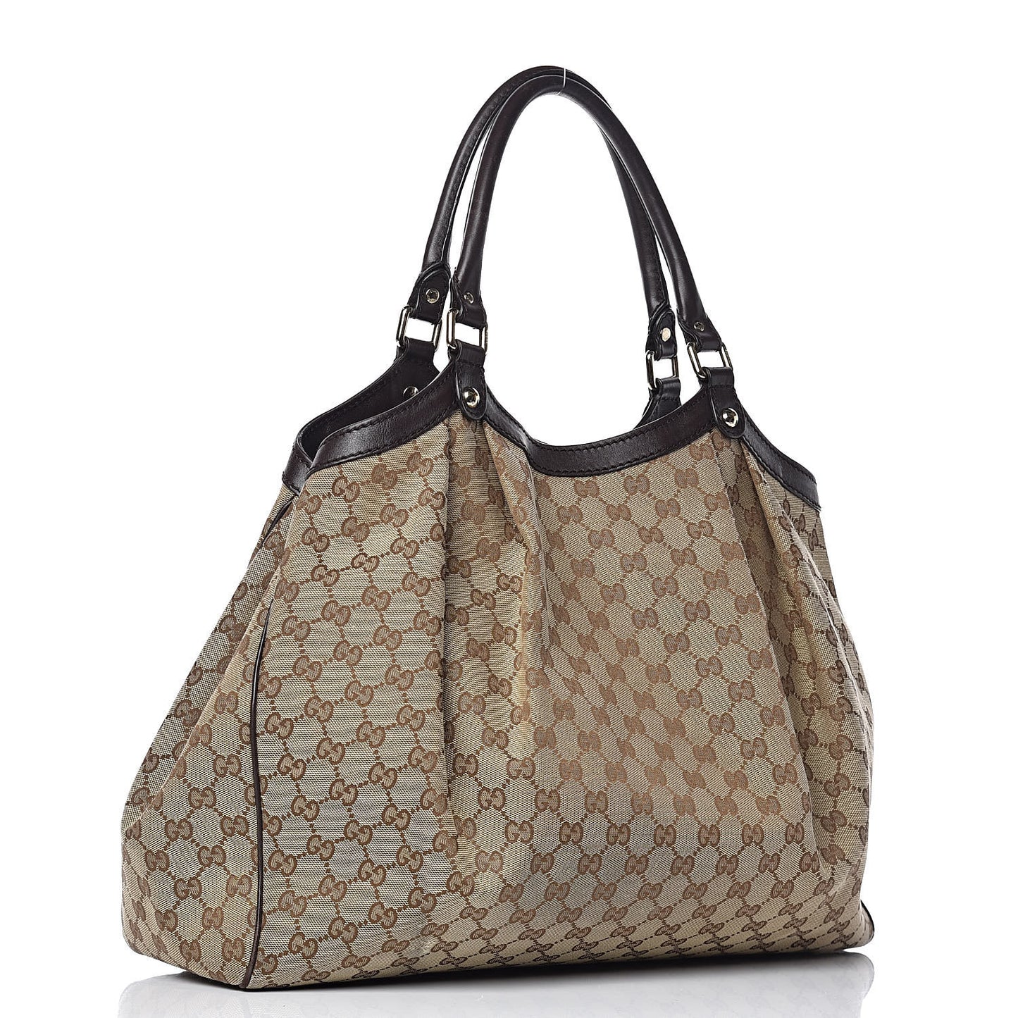 Monogram Large Sukey Tote Dark Brown