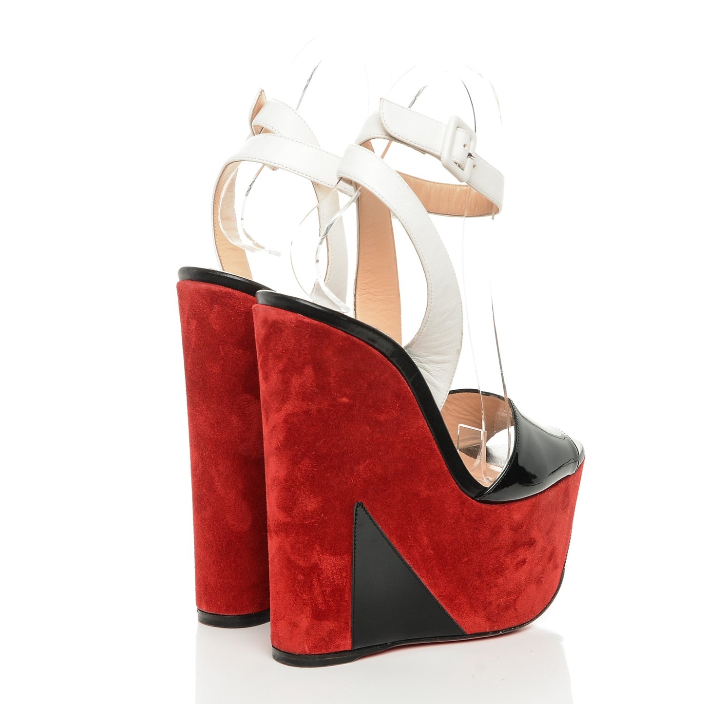 Patent Tromploia 160 Wedge Sandals 35 Rougissime