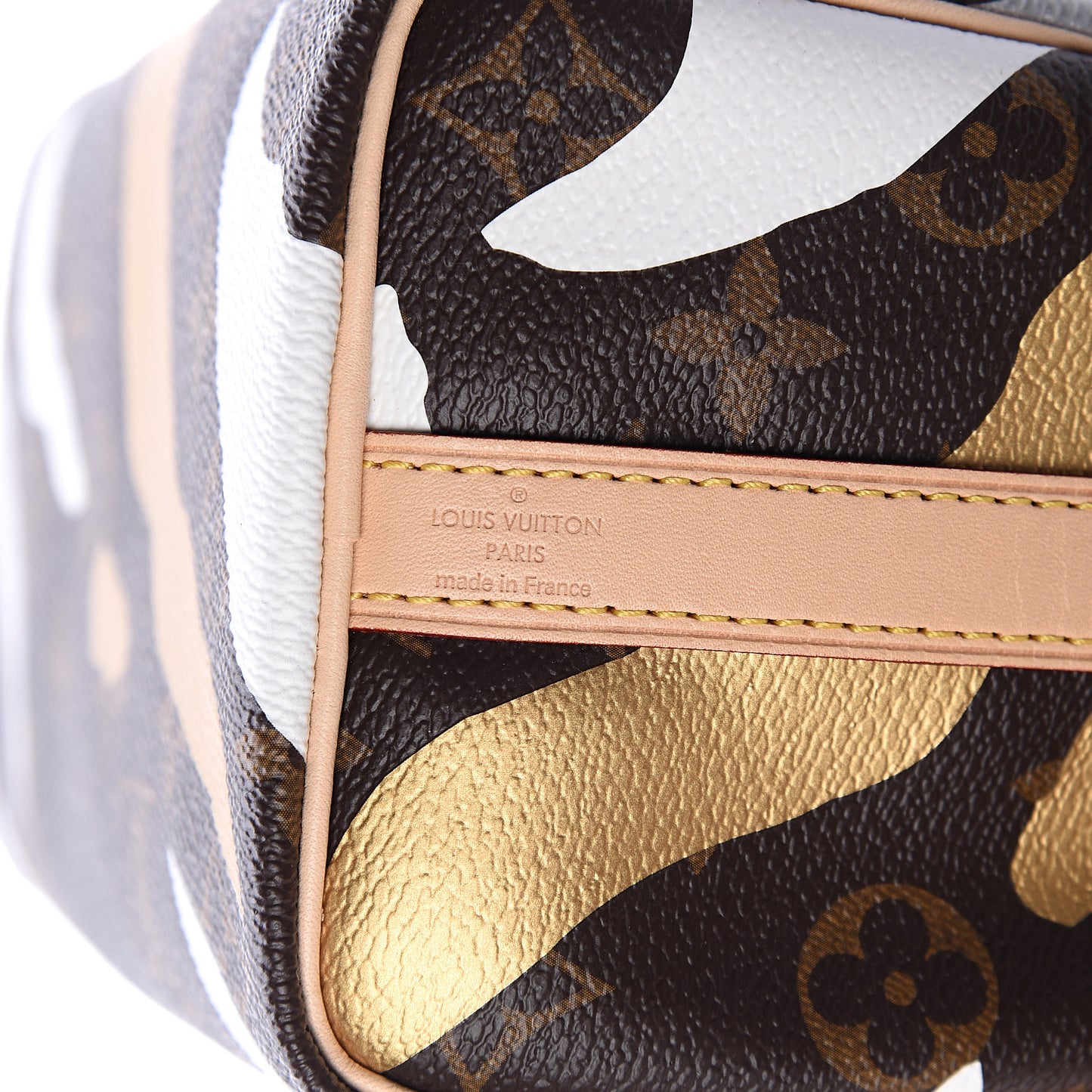 X LOL Monogram Speedy BB Gold Silver