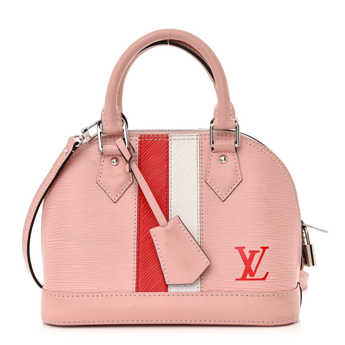 Epi Stripe Alma BB Rose Ballerine