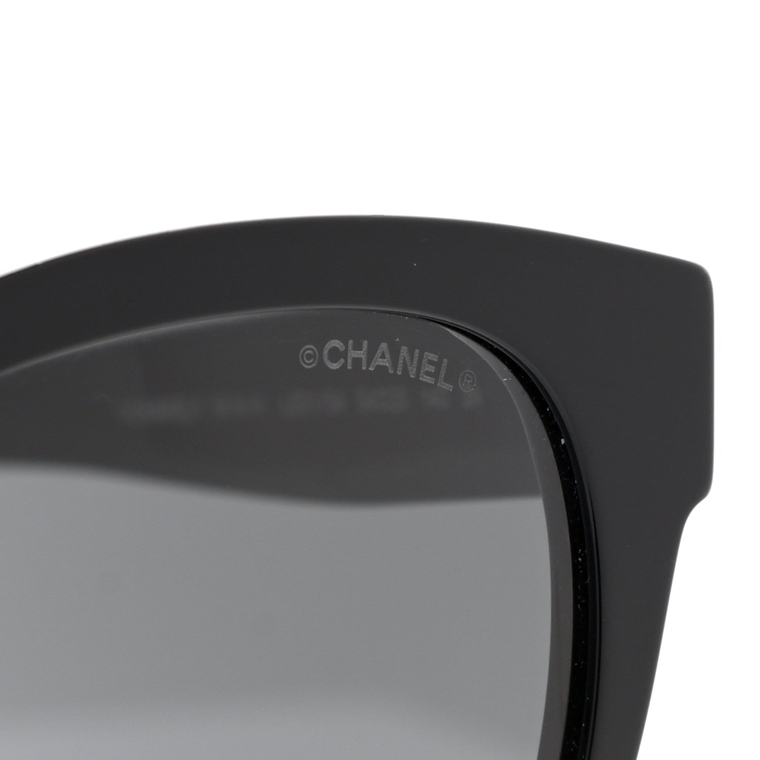 Chanel Acetate CC Butterfly Sunglasses 5414-A Black 5 of 8