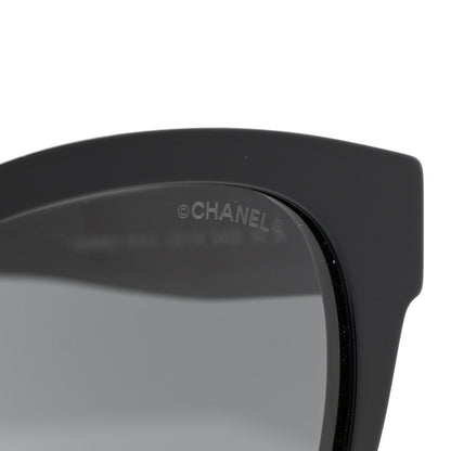 Chanel Acetate CC Butterfly Sunglasses 5414-A Black 5 of 8