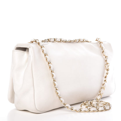 Chanel Calfskin Metal Mosaic Flap White 3 of 17