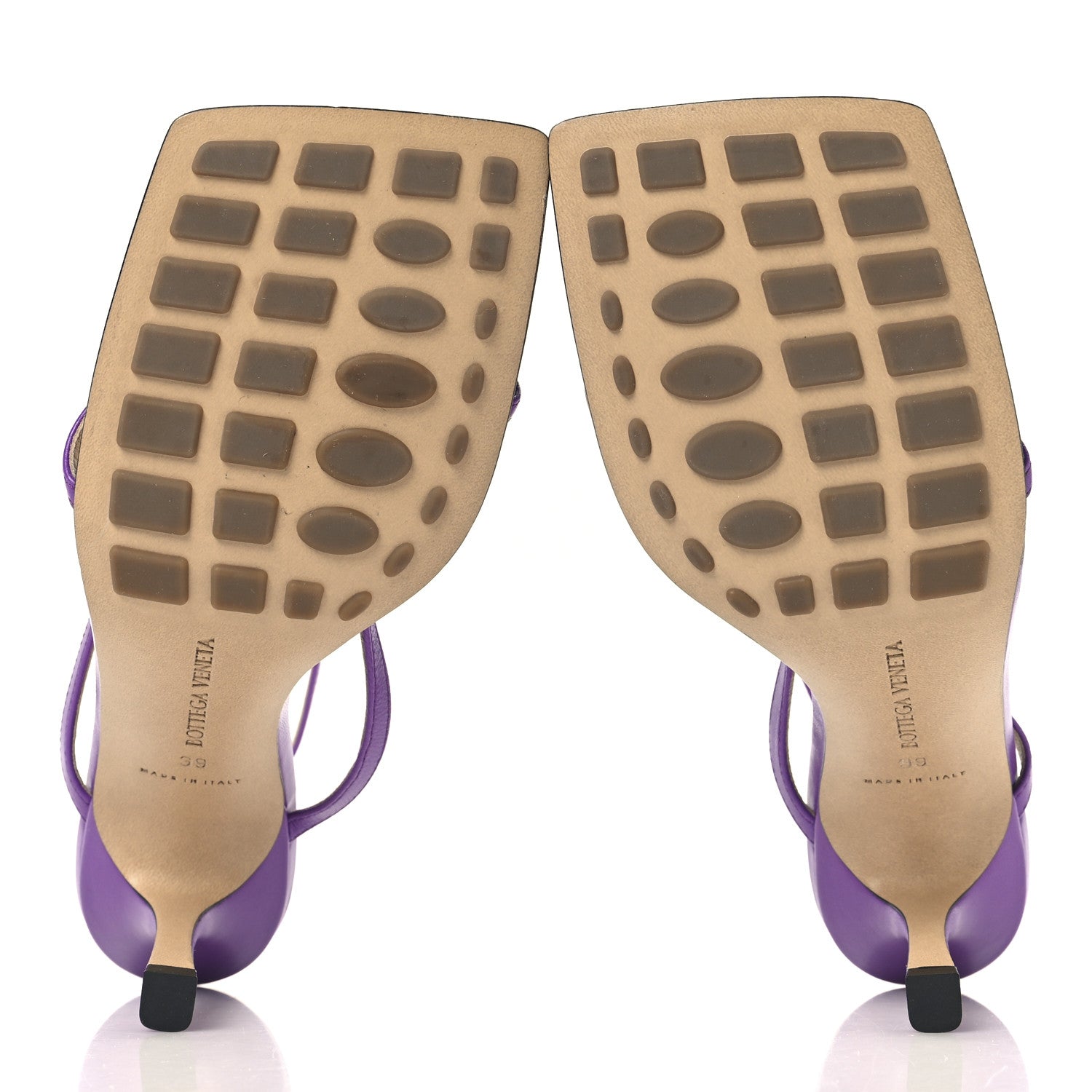 Bottega Veneta Lambskin Studded Stretch Multi Strap 90mm Sandals 39 Clematis 39 Clematis 6 of 11