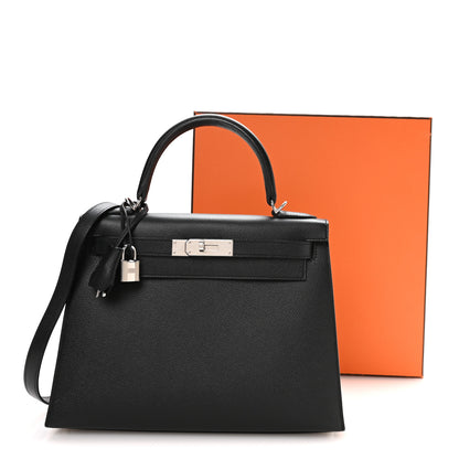 Hermes Epsom Kelly Sellier 28 Black 11 of 11