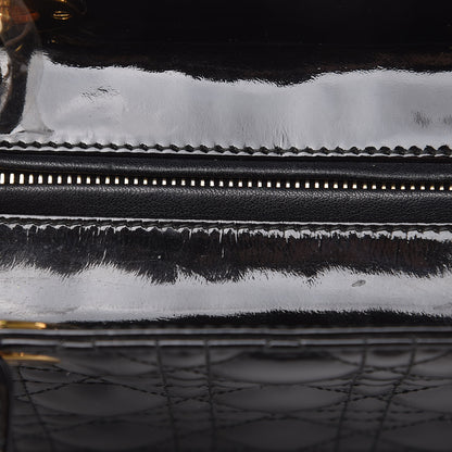 Christian Dior Patent Cannage Medium Lady Dior Black 12 of 12