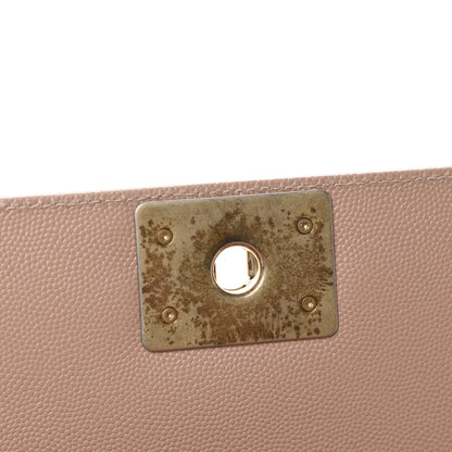 Chanel Caviar Quilted Medium Boy Flap Beige 8 of 12