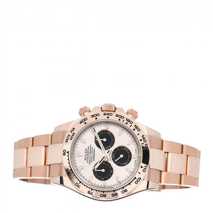 Rolex 18K Everose Gold 40mm Oyster Perpetual Cosmograph Daytona Watch Sundust Black 116505 2 of 5
