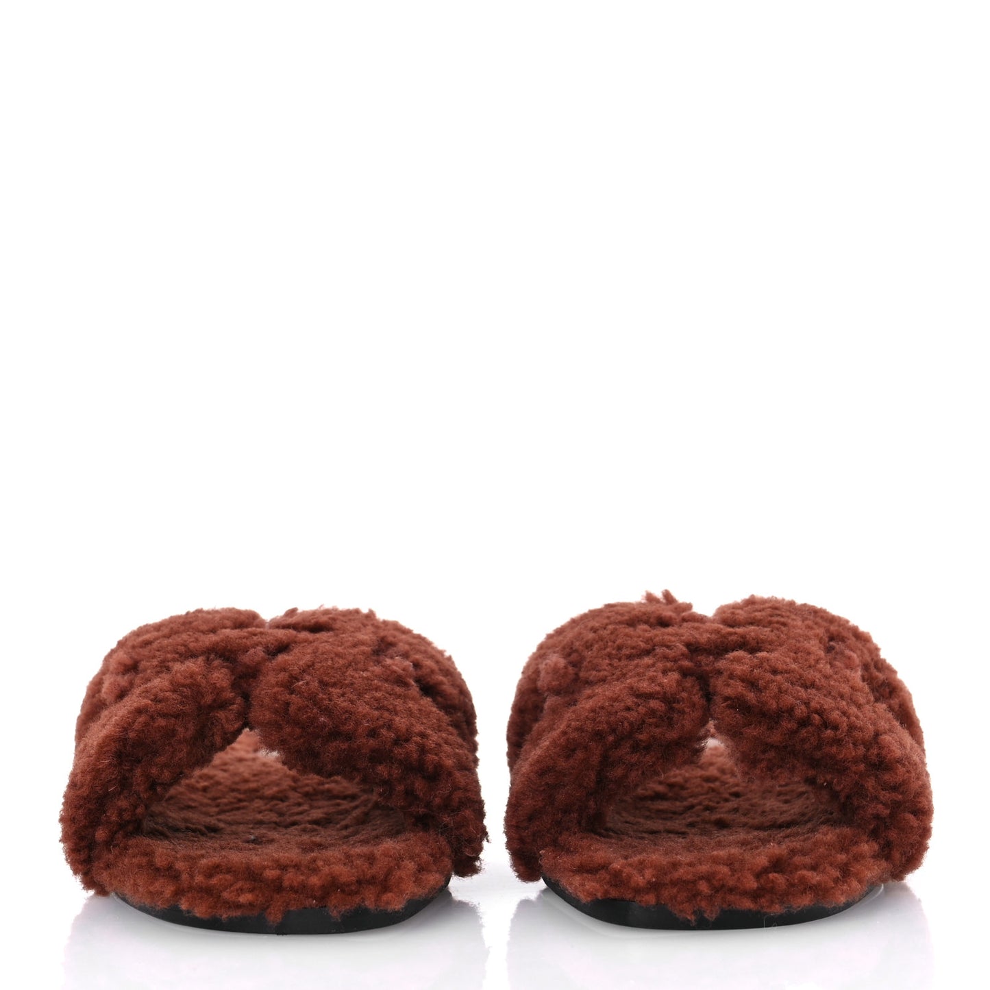 Woolskin Oran Sandals 37 Cognac