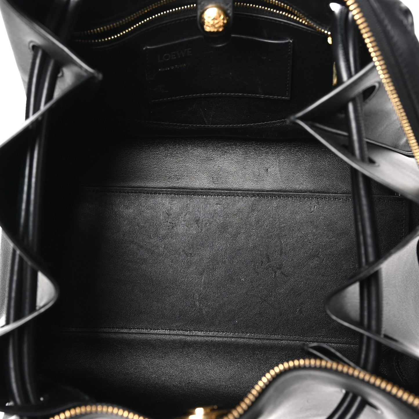 Supple Calfskin Medium Madrid Bag Black