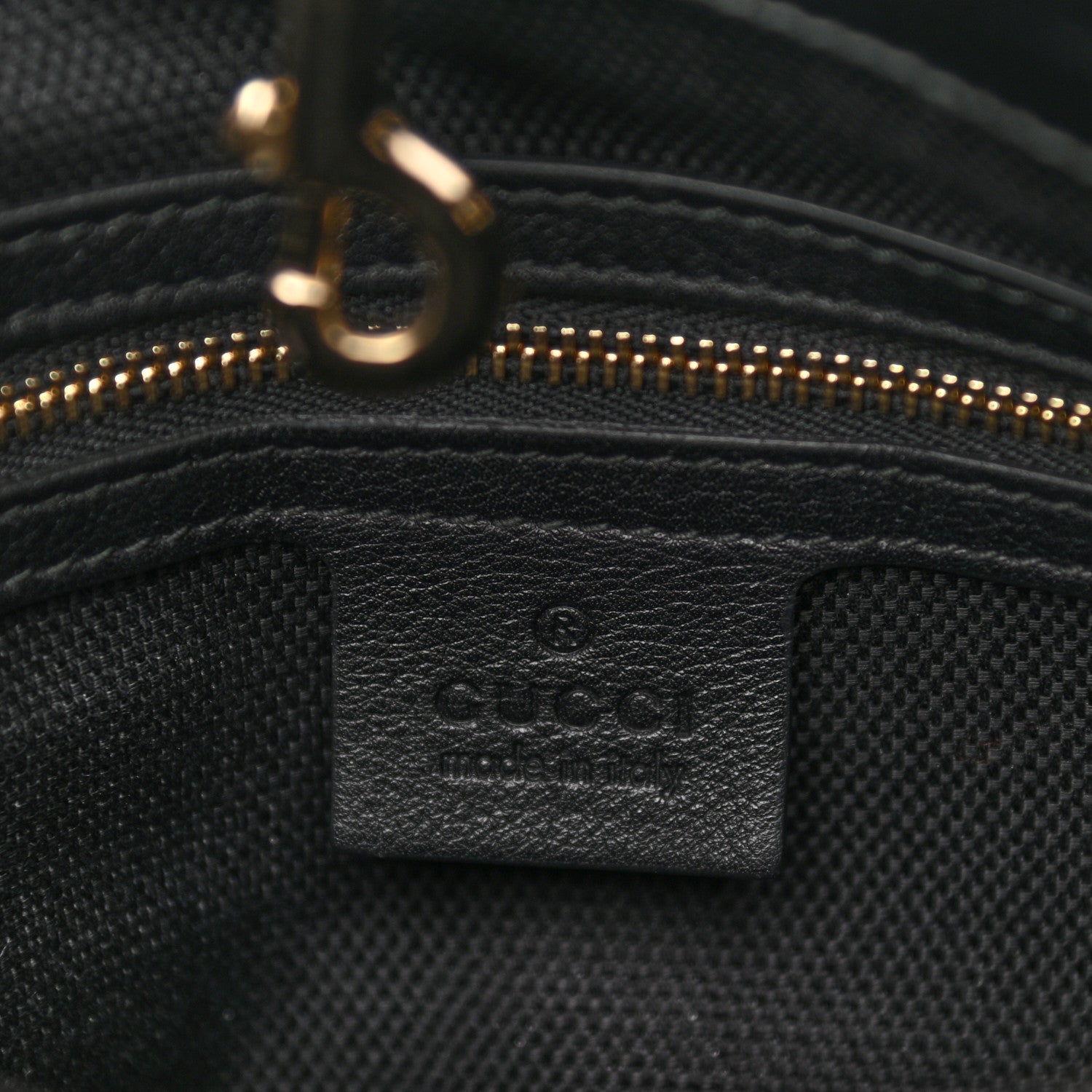 Gucci Patent Medium Soho Chain Shoulder Bag Black 6 of 10