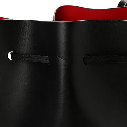 Mansur Gavriel Vegetable Tanned Calfskin Bucket Bag Black Flamma 11 of 13