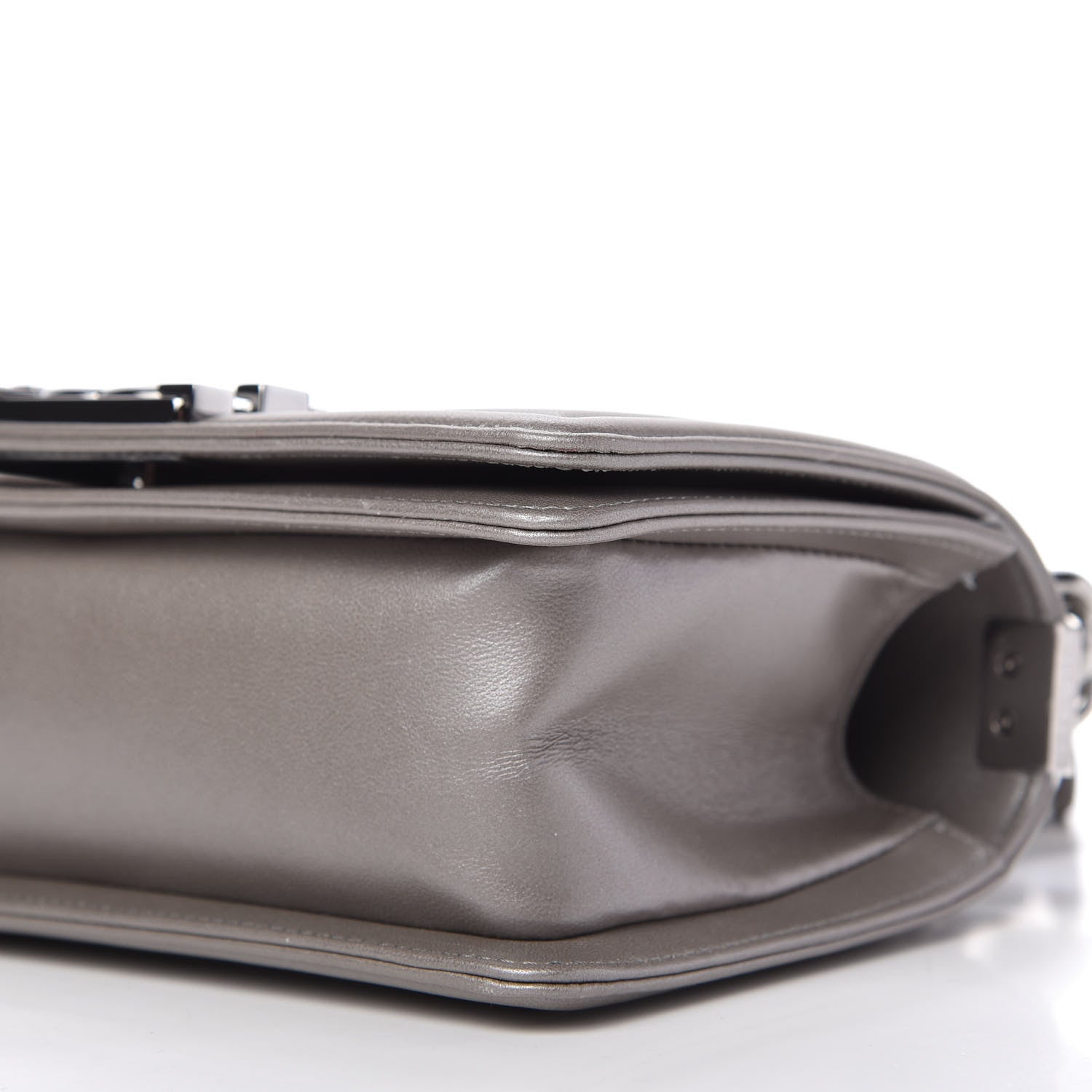 Chanel Galuchat Stingray Small Boy Flap Silver 7 of 10