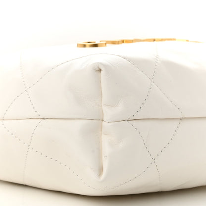 Chanel Shiny Calfskin Quilted Mini Chanel 22 White 9 of 10