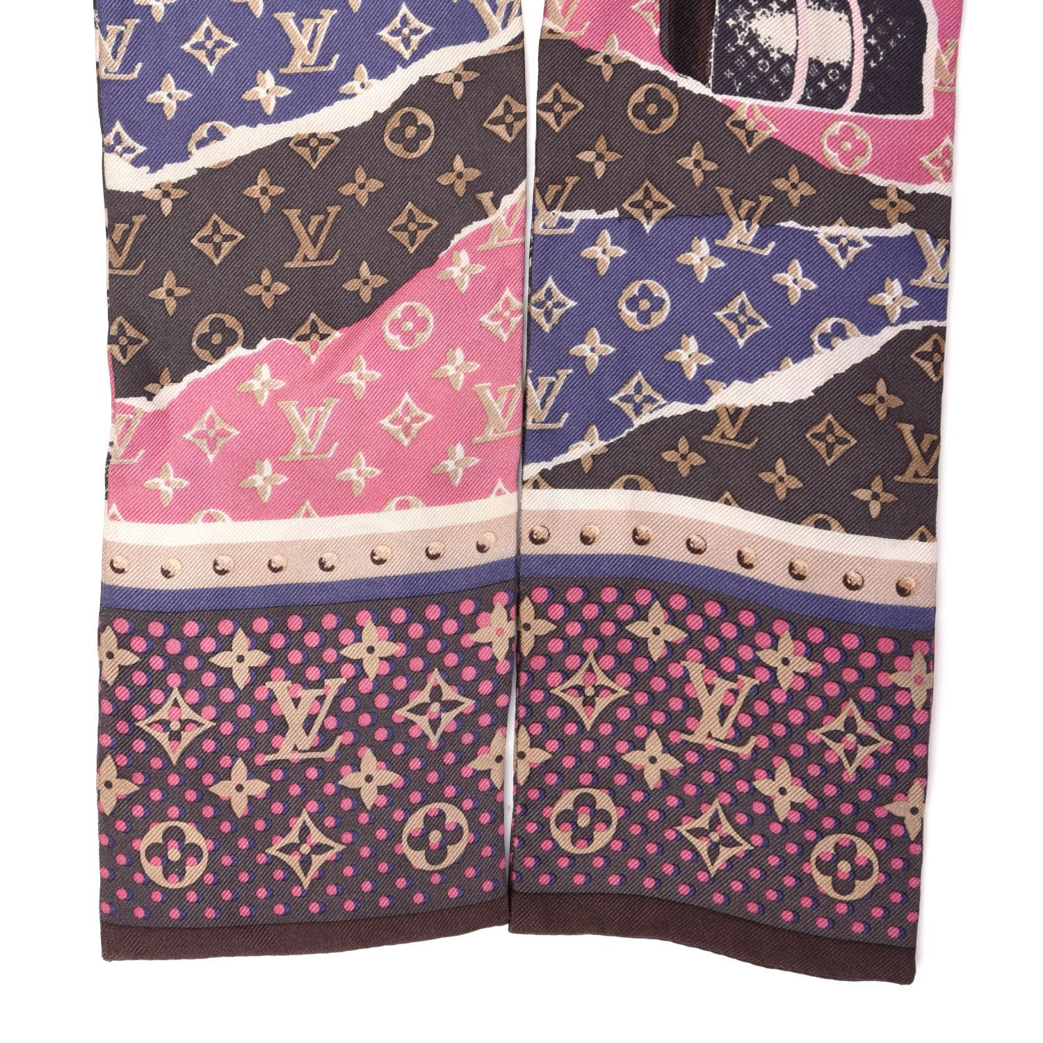 Louis Vuitton Silk Monogram Wallpaper Bandeau 3 of 3
