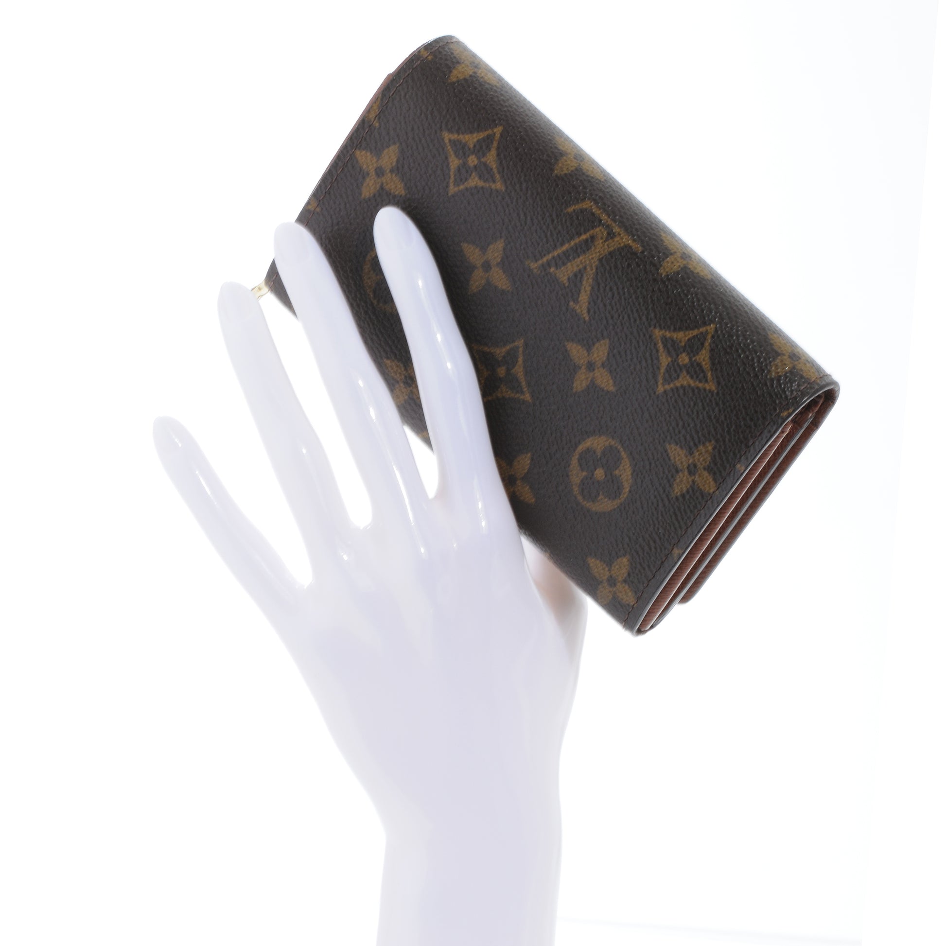Louis Vuitton Monogram Porte-Monnaie Tresor Wallet 2 of 6
