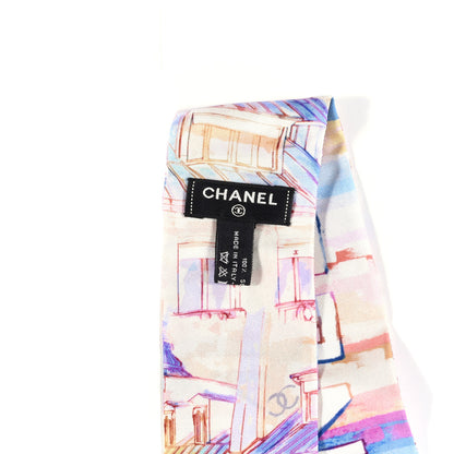 Chanel Silk Twill Slim Bandeau Scarf Rose 2 of 3
