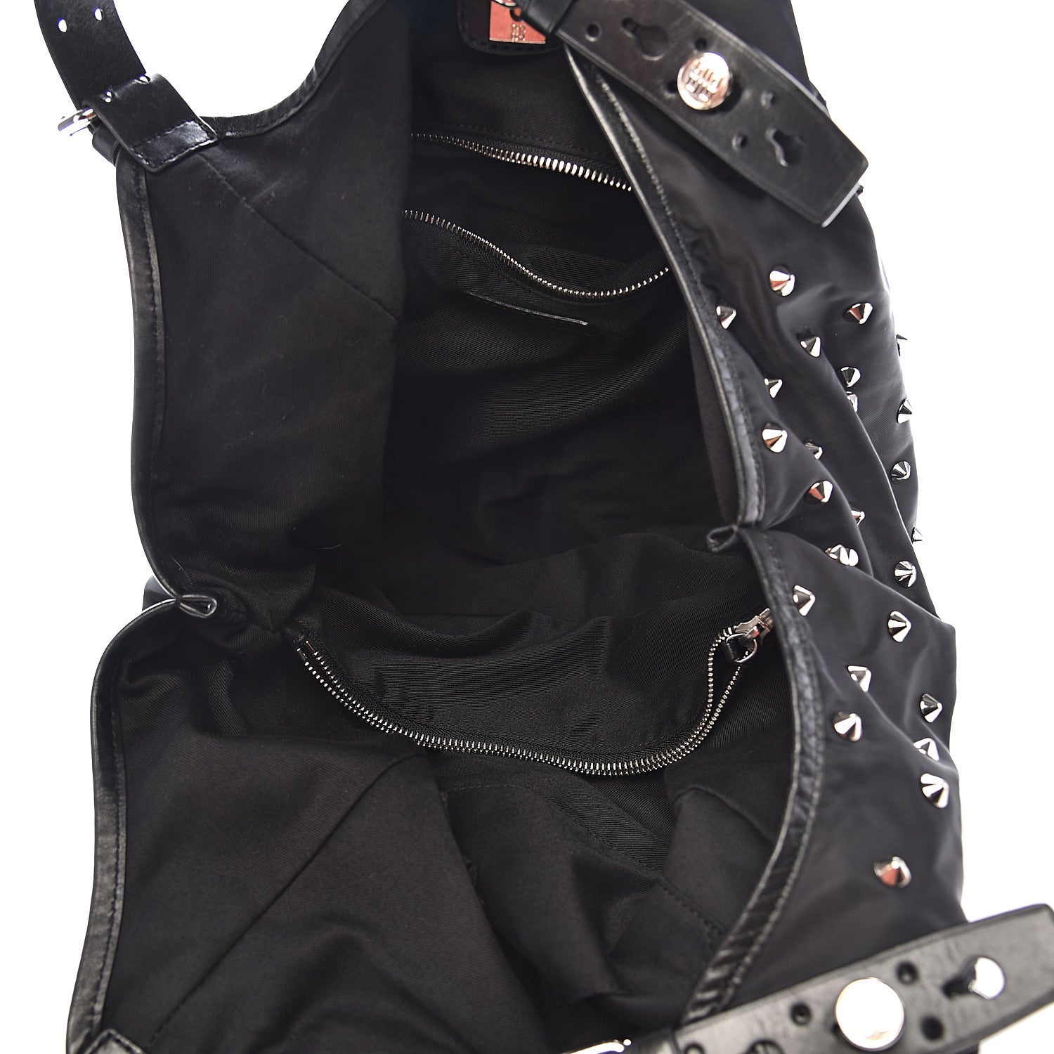 Givenchy Nylon Studded Shoulder Bag Black 4 of 11