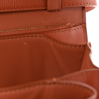 Celine Liege Calfskin Medium Classic Box Flap Bag Terracotta 30 of 33