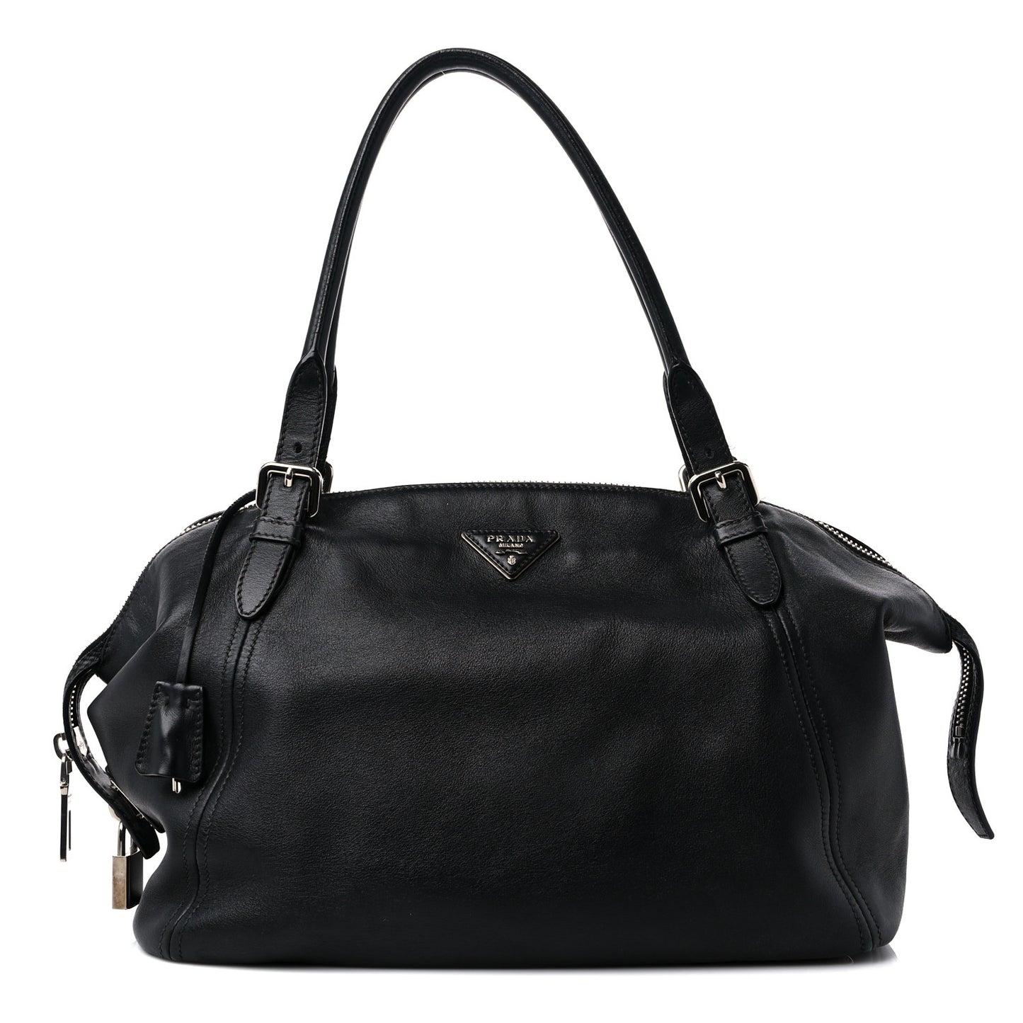 Soft Calf Satchel Black