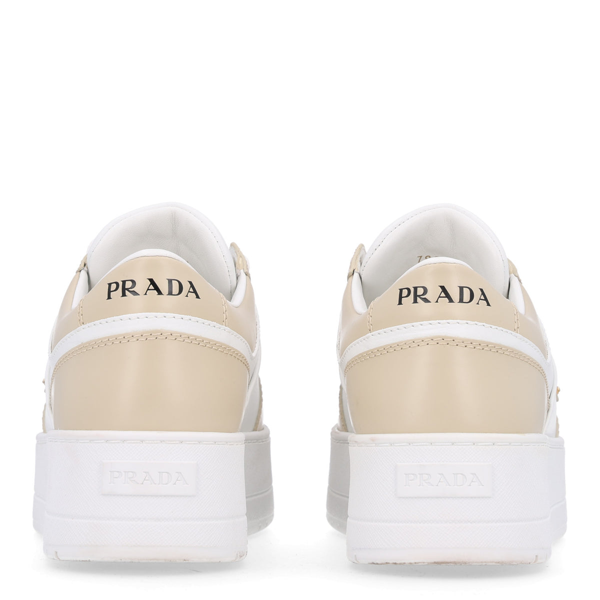 Vitello Rois Triangle Womens Downtown Platform Low Top Sneakers 41 Beige White