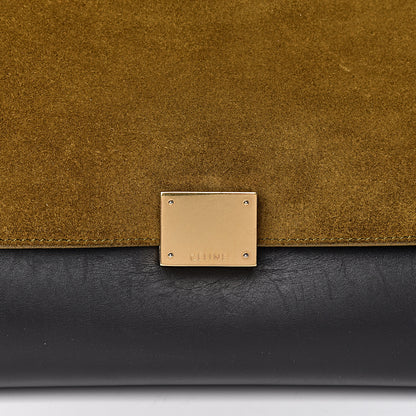 Celine Smooth Calfskin Suede Large Tri-Color Trapeze 13 of 13