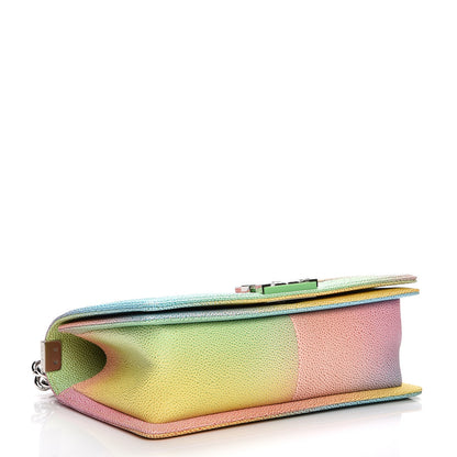 Chanel Caviar Quilted Medium Cuba Rainbow Boy Flap Multicolor 4 of 8