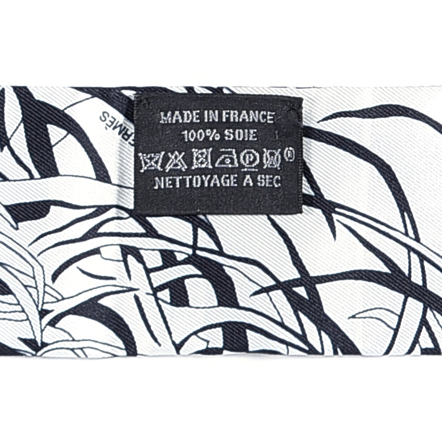 Silk Jungle Love Rainbow Twilly Gris Black White