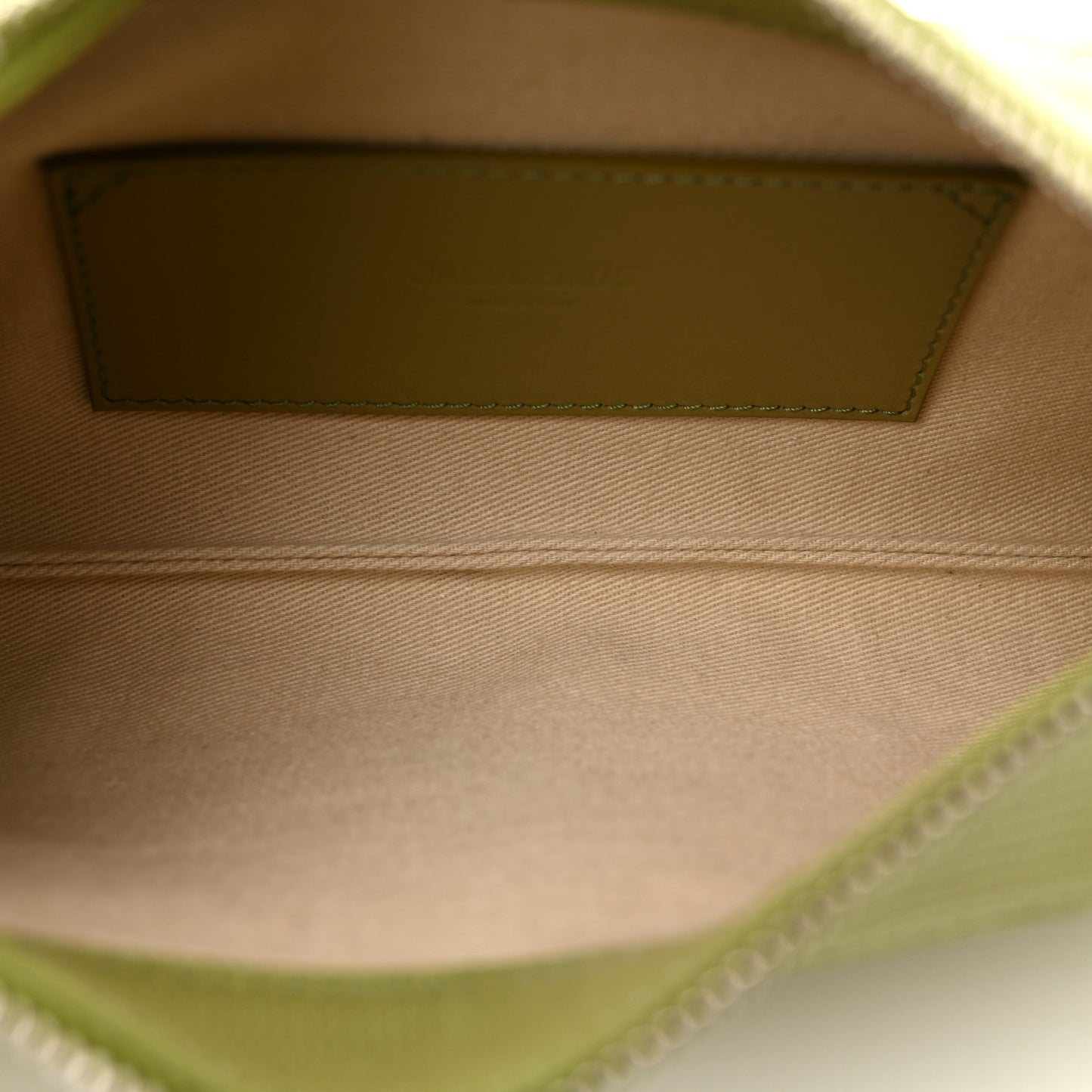 Calfskin Lizard Embossed Le Bious Perle Large Green