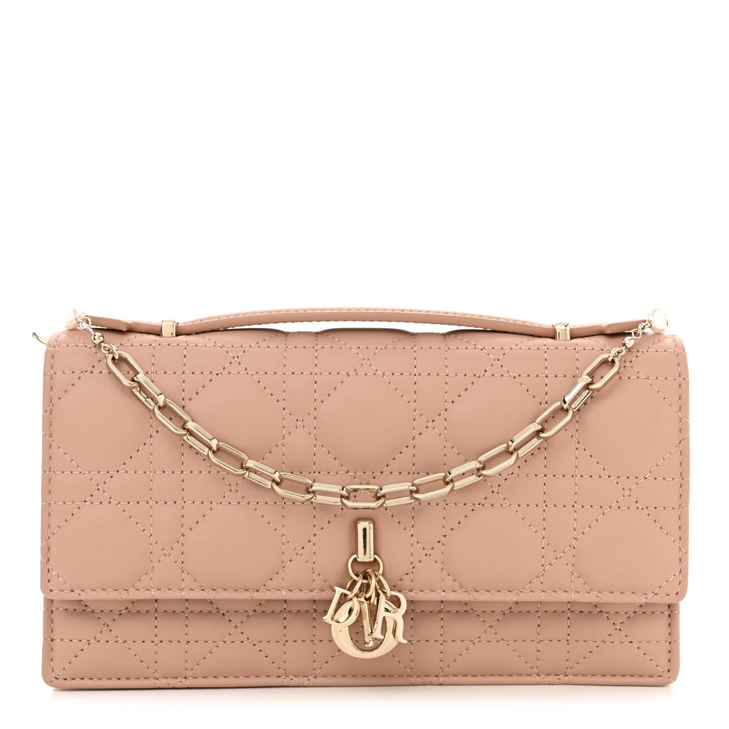 Lambskin Cannage Mini My Dior Bag Rose Des Vents