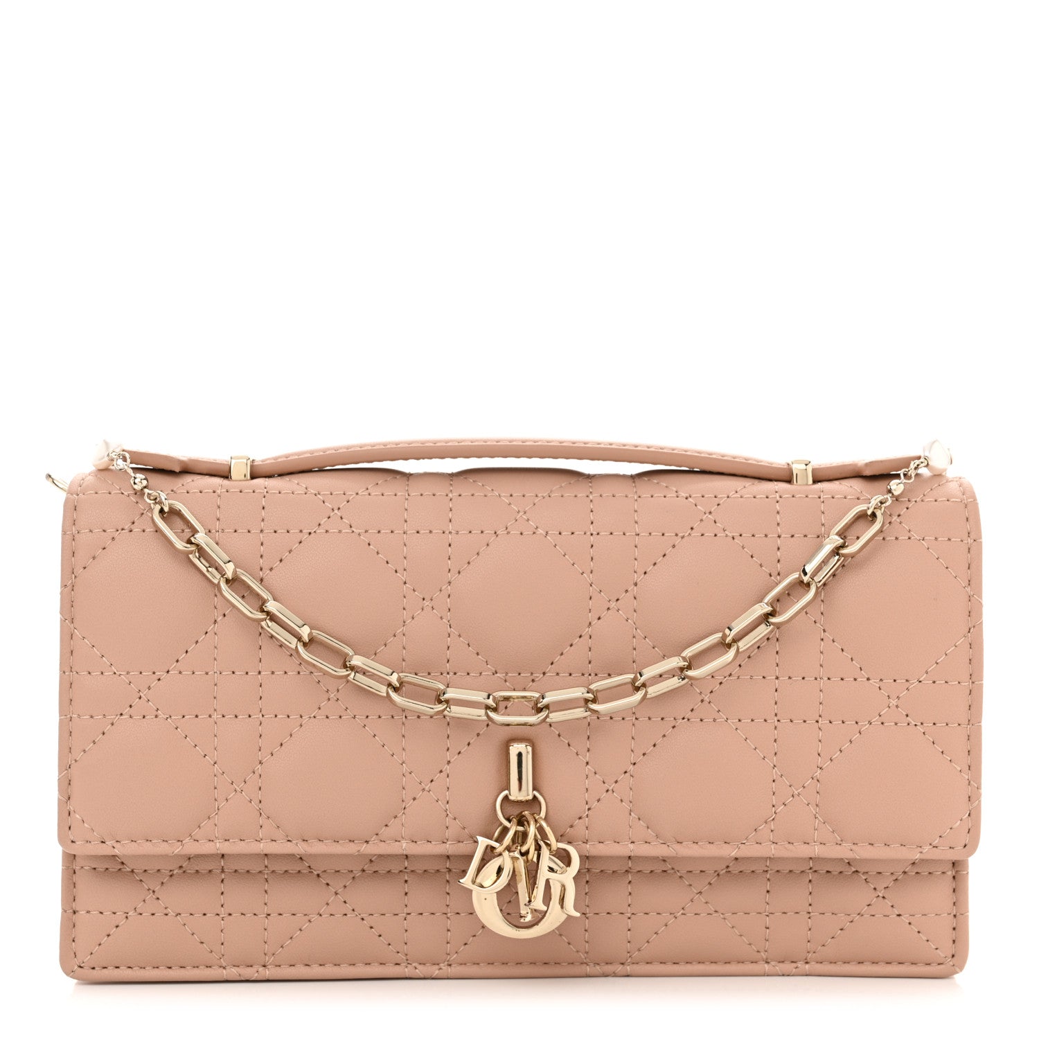 Christian Dior Lambskin Cannage Mini My Dior Bag Rose Des Vents 1 of 11