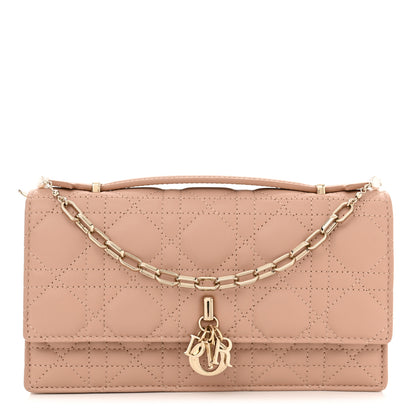 Christian Dior Lambskin Cannage Mini My Dior Bag Rose Des Vents 1 of 11