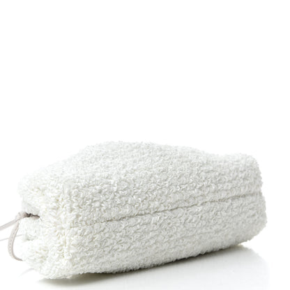 Bottega Veneta Boucle Curly Raffia The Mini Pouch White Chalk 4 of 11