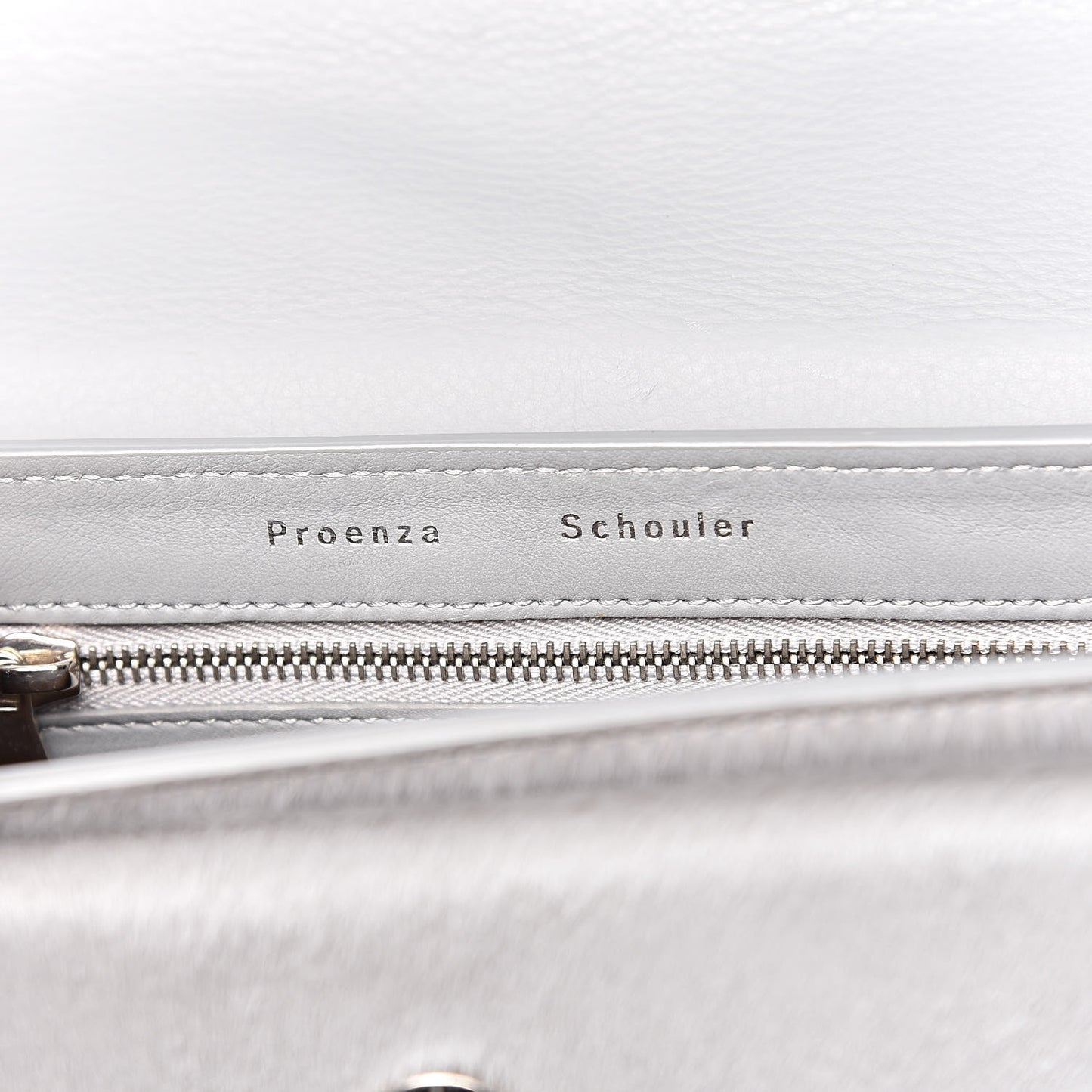 Calf Hair Mini PS11 Classic Shoulder Bag Grey
