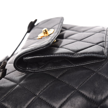 Chanel Lambskin Quilted CC Chain Backpack Black 13 of 18