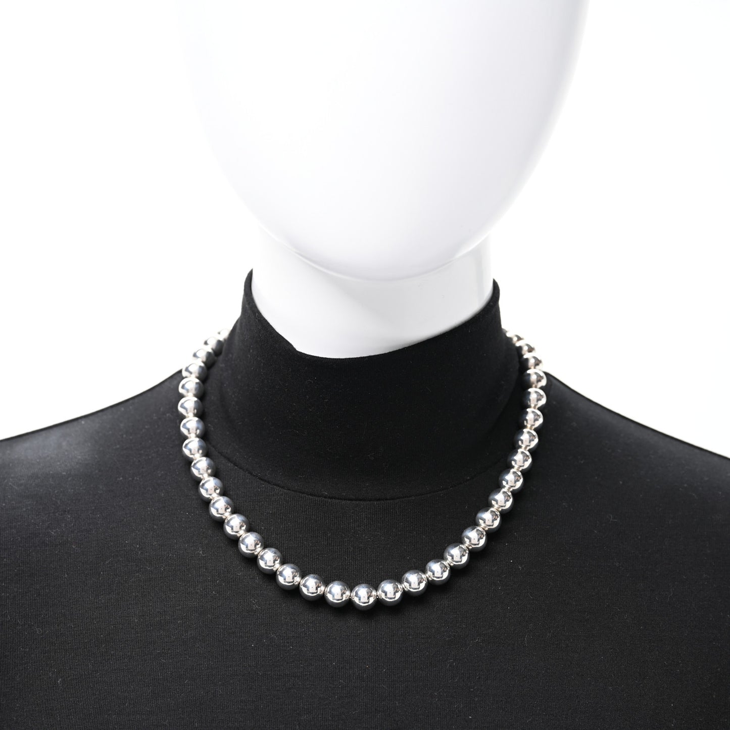 Sterling Silver 10mm Hardwear Ball Necklace
