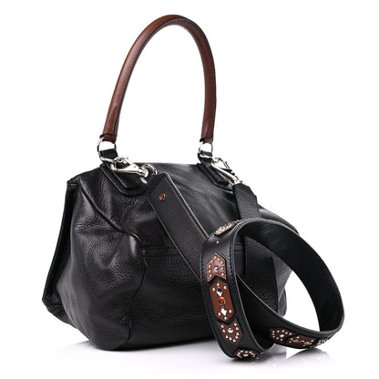 Givenchy Calfskin Small Studded Pandora Black Brown 3 of 14