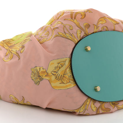 Versace Raffia Silk Basket Bag Multicolor 8 of 12