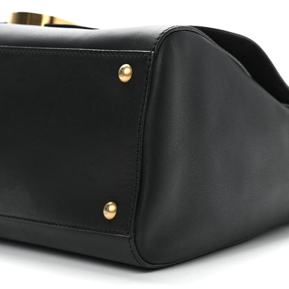 Fendi Vitello Dolce Marmol Anna Shoulder Bag Black 10 of 10