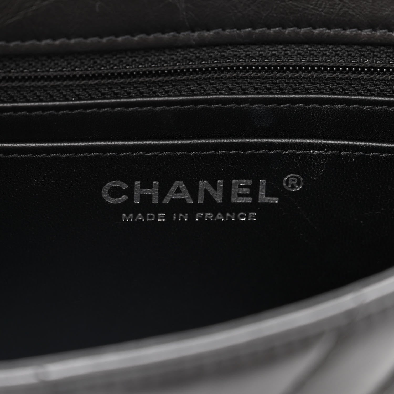 Chanel Aged Calfskin Chevron Quilted 2.55 Reissue Mini Flap So Black 6 of 13