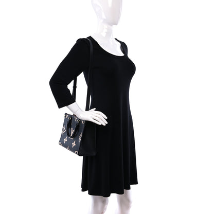 Louis Vuitton Empreinte Monogram Giant Onthego PM Black Beige 2 of 11