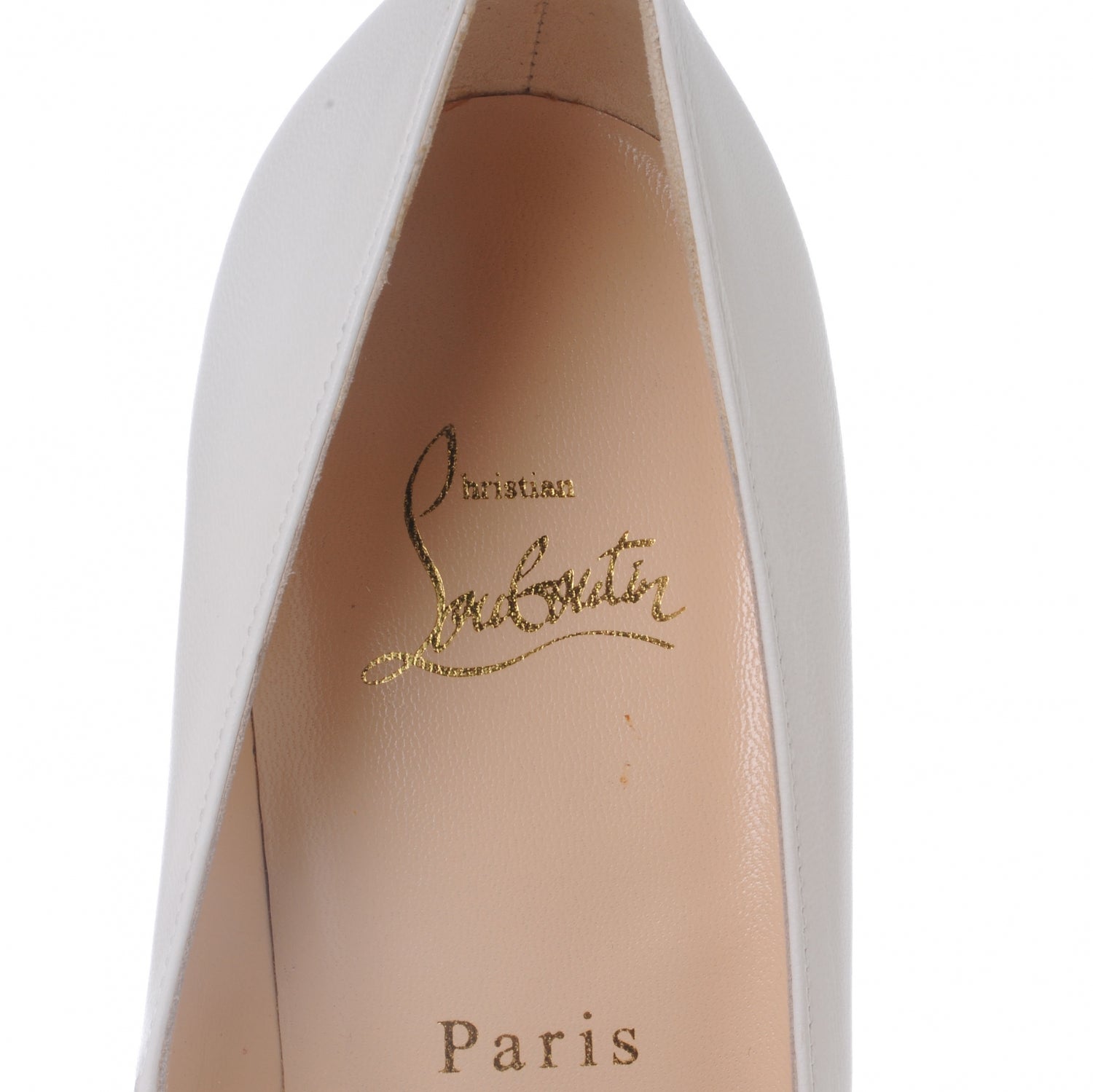 Christian Louboutin Kid Simple 100 Pumps 40.5 Stone 6 of 7
