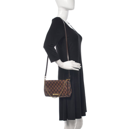 Louis Vuitton Damier Ebene Favorite MM 2 of 10