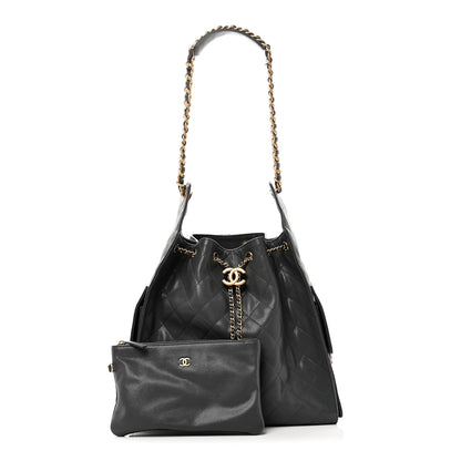 Chanel Caviar Quilted Medium Chanel 25 Handbag Dark Grey 3 of 12