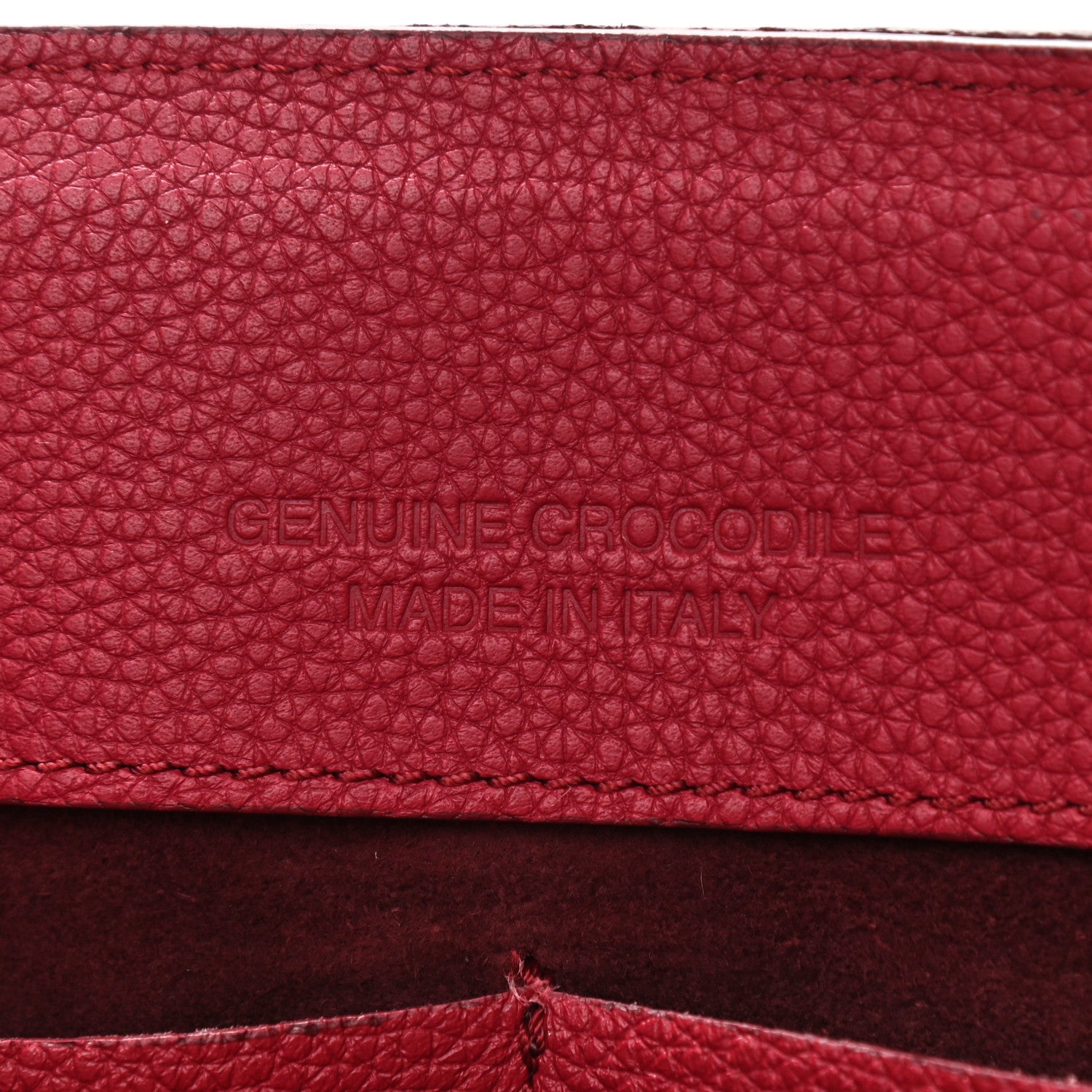 Nancy Gonzalez Calfskin Crocodile Cristie Satchel Red 9 of 17