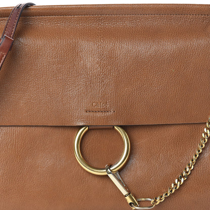 Chloe Goatskin Medium Faye Shoulder Bag Caramel 10 of 15