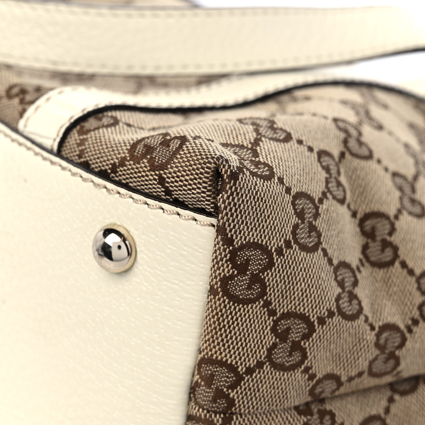 Monogram Medium Abbey Tote Off White
