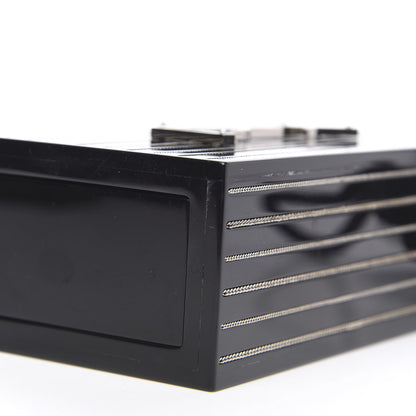Saint Laurent Acrylic Metal Miniadure Logo Match Box Black 8 of 12